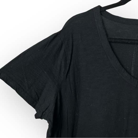 Gap Black V Neck Short Sleeve Tee XL - Picture 4 of 6